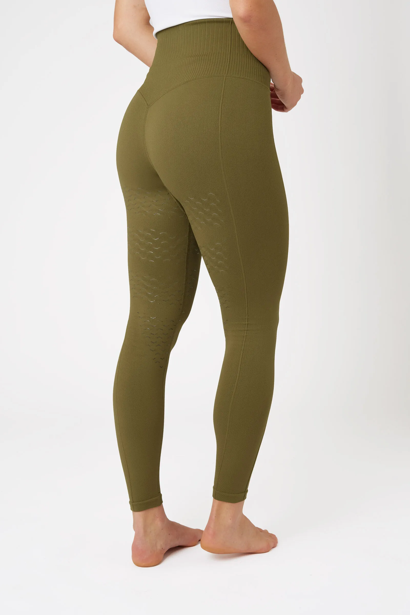 Horze Melissa Leggins termici da equitazione senza cuciture da donna