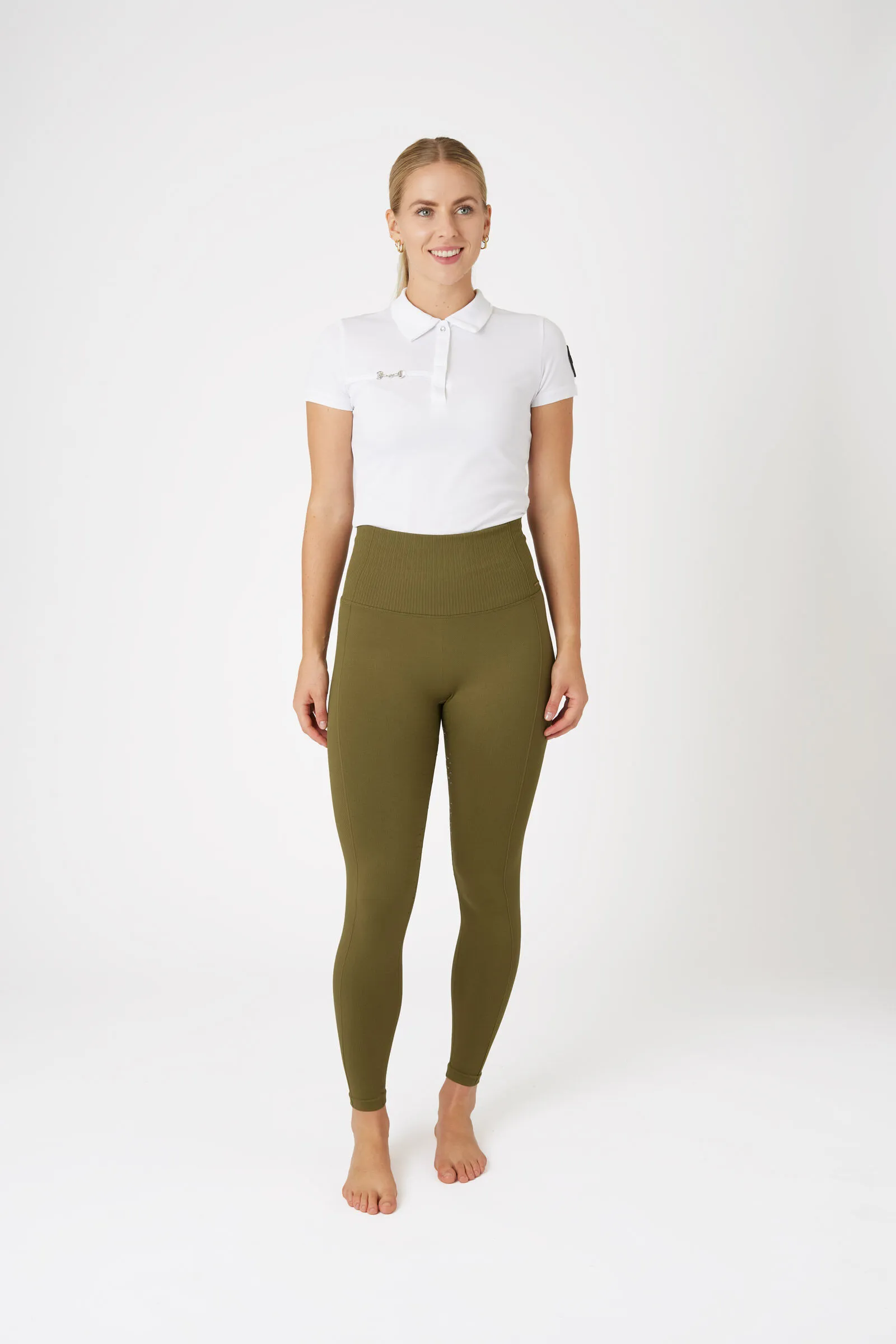 Horze Melissa Leggins termici da equitazione senza cuciture da donna