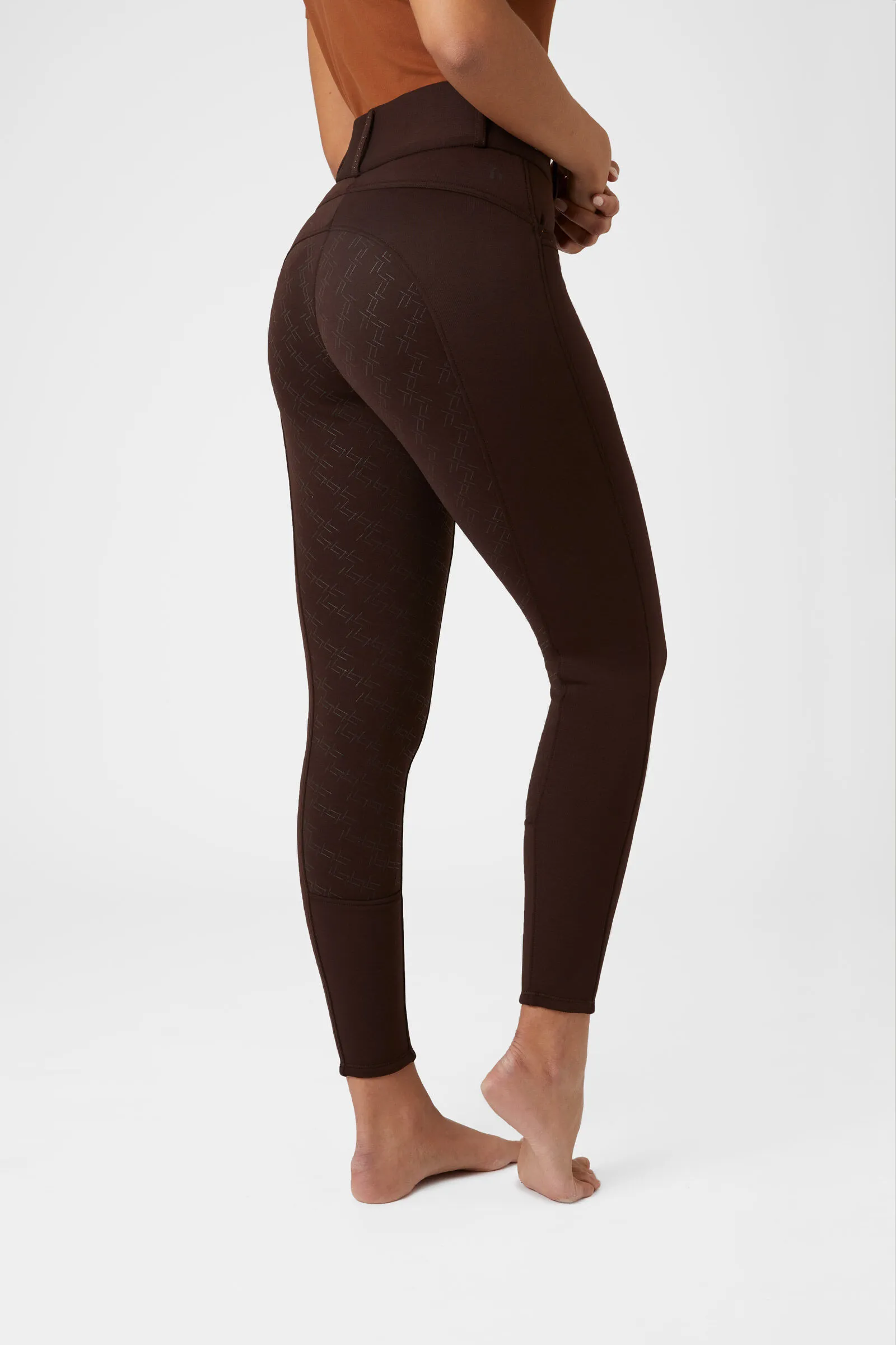 Horze Mia Pantaloni da equitazione termici con full seat in silicone da donna