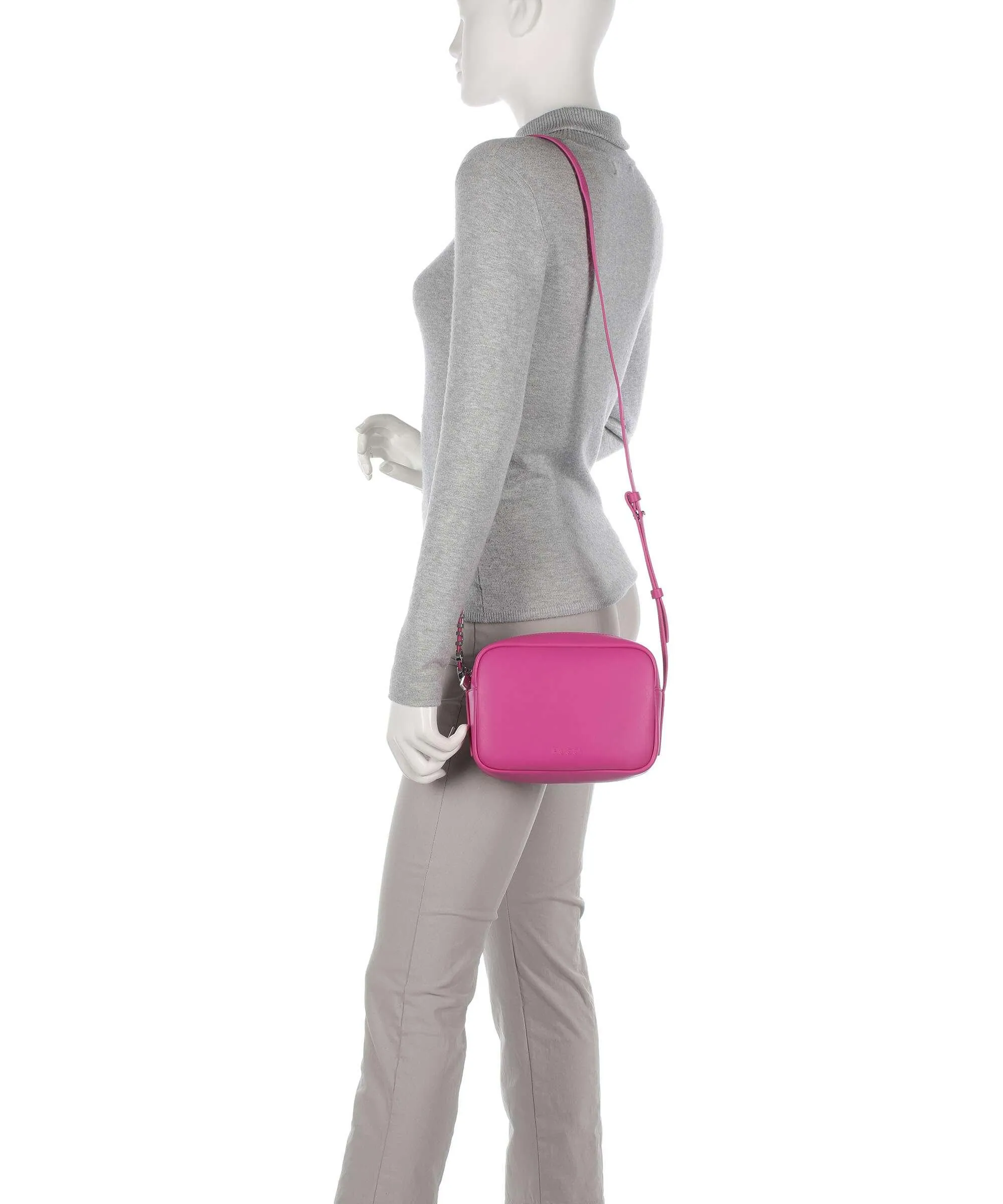  Hugo Mel Borsa a tracolla pelle sintetica pink  