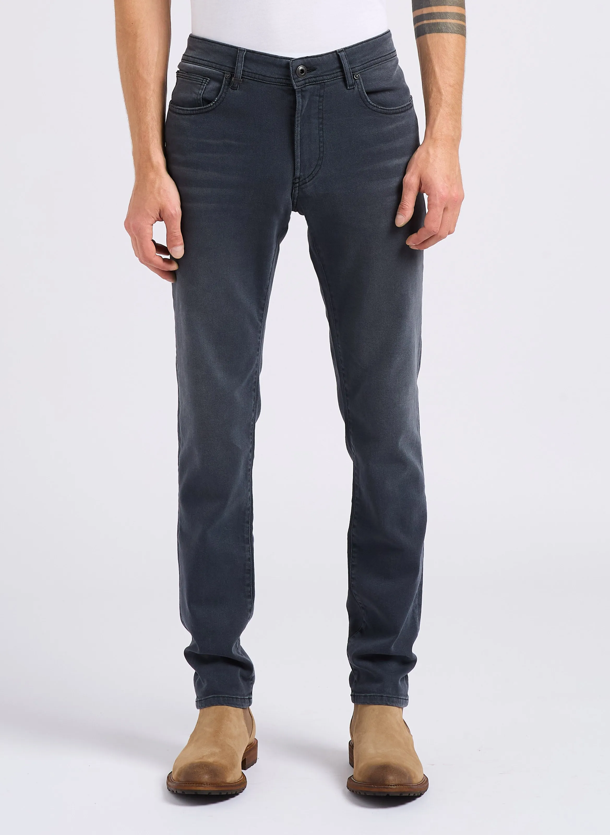 IKKS   Jeans slim in misto cotone | Grigio