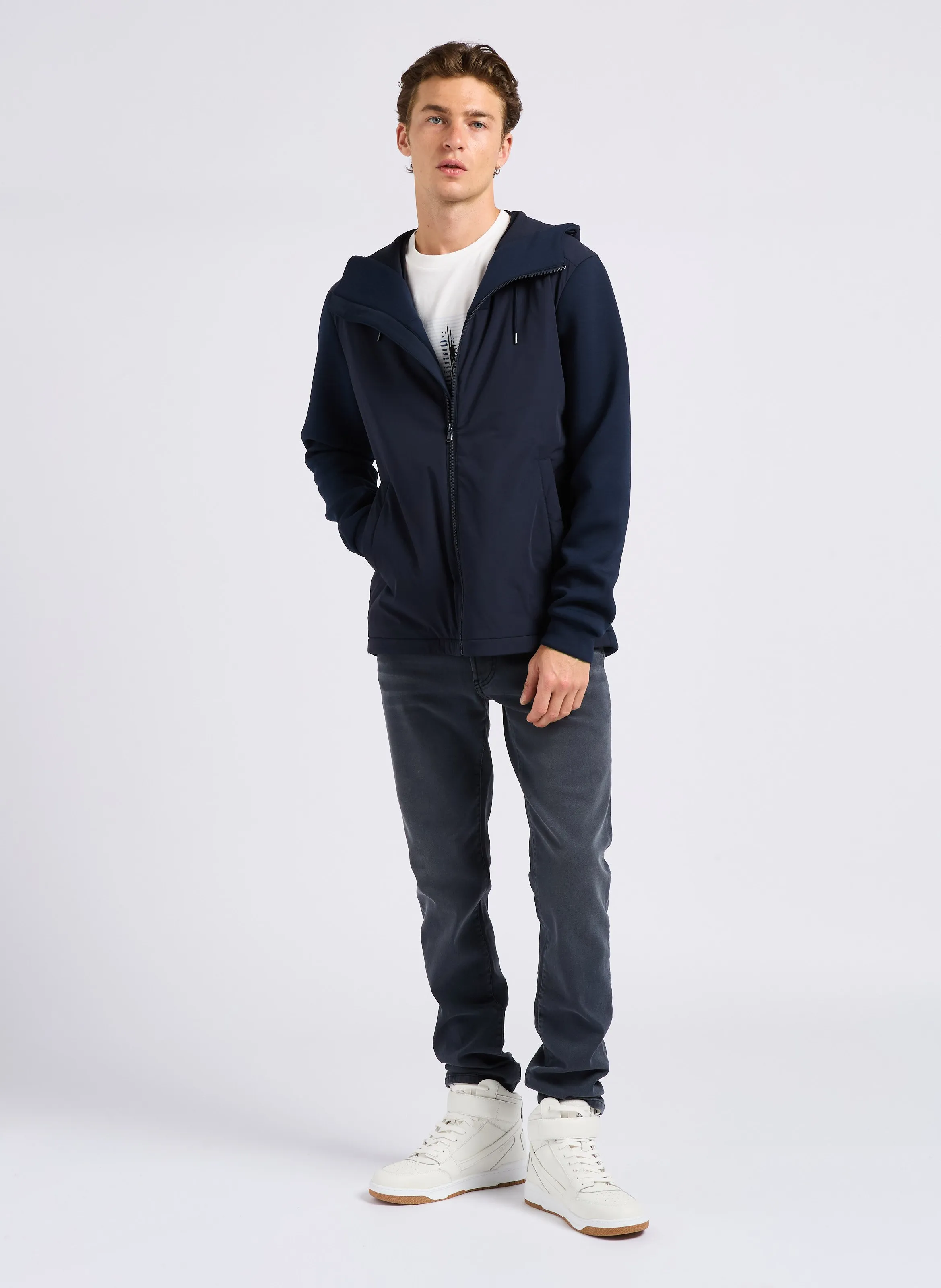  IKKS   Jeans slim in misto cotone | Grigio