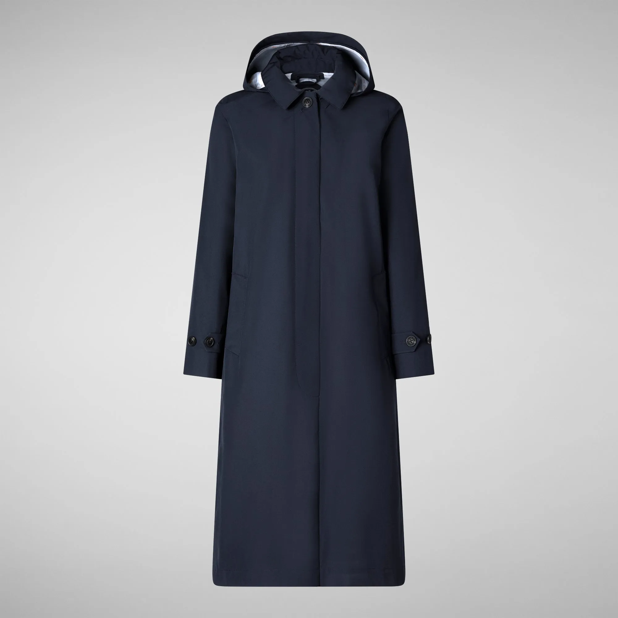 Impermeabile donna Asia blu Nero