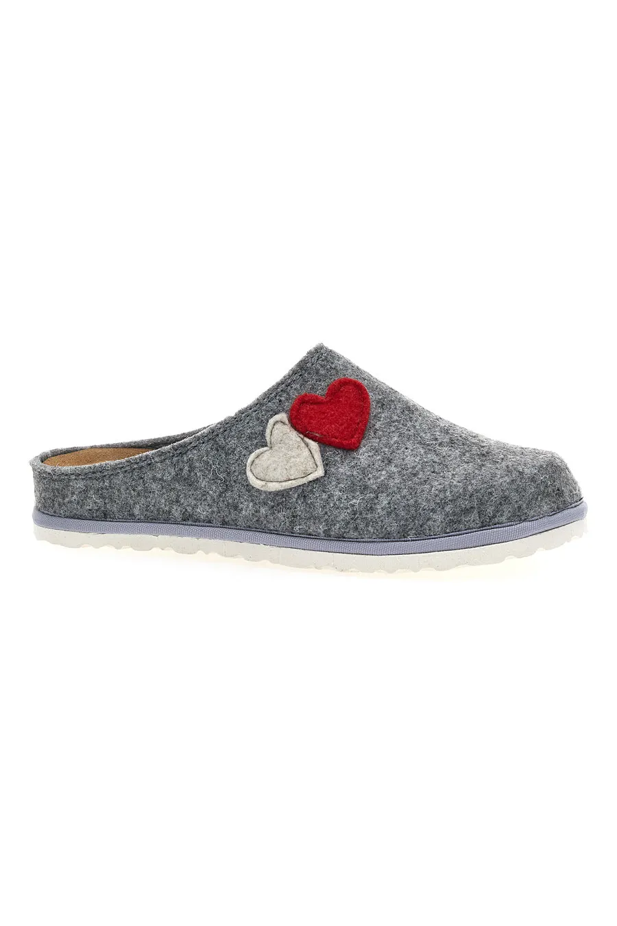   INBLU Pantofole Grigie con Cuori Inblu 35 CS