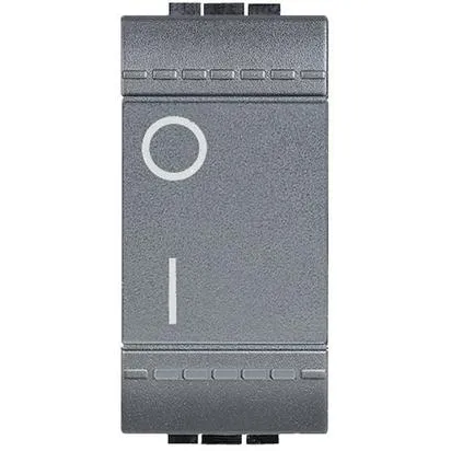 Interruttore luce Bticino serie Livinglight, 16A, Grigio