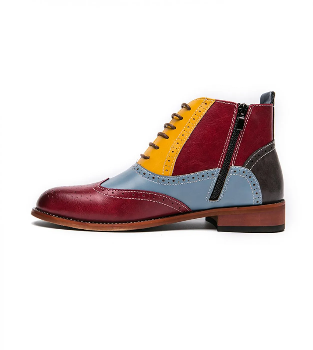 Inverno uomo spessa suola in legno stivali chelsea uomini di lusso vestono scarpe casual tendenza tutti gli stivali da uomo piat