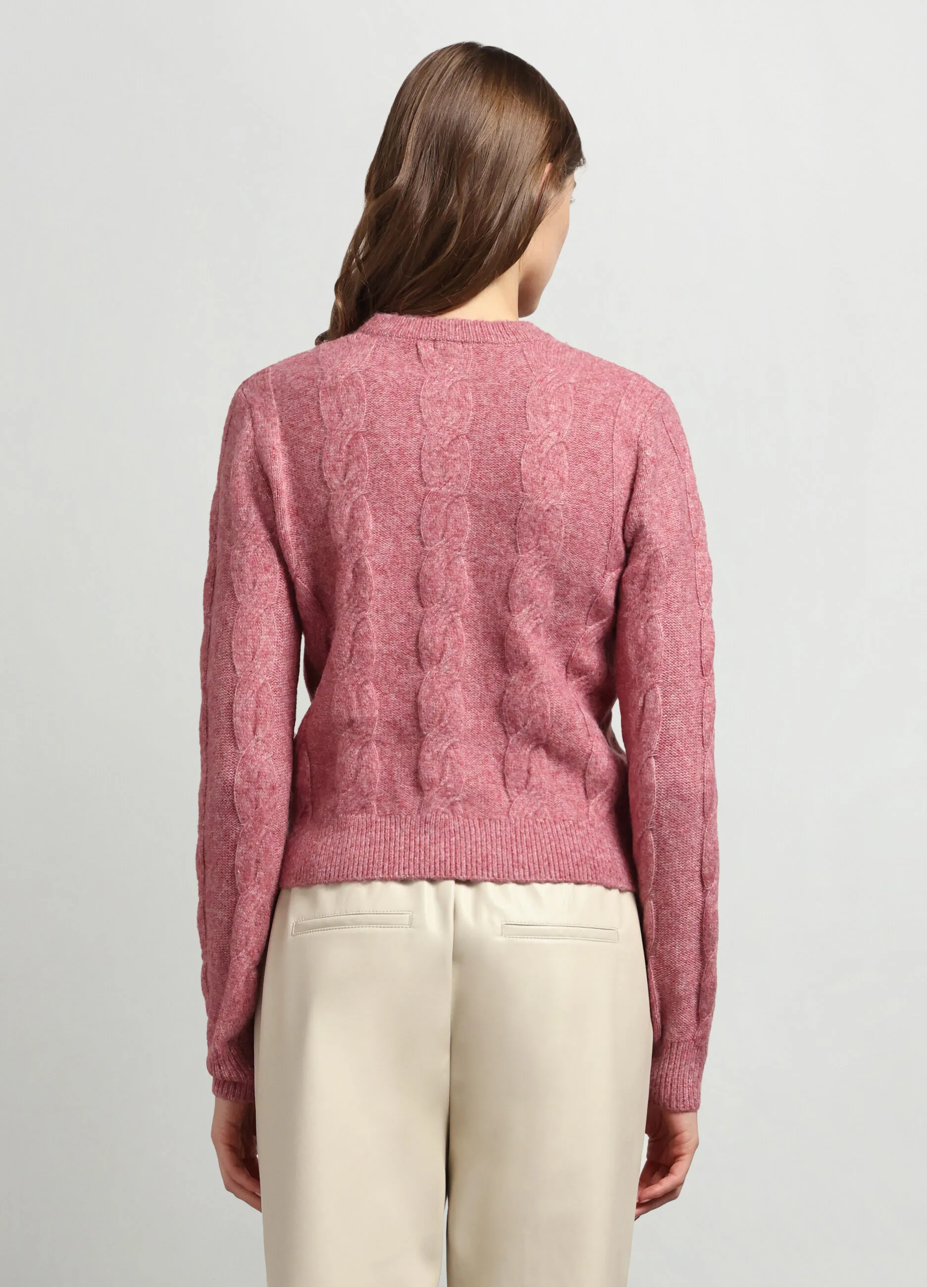 IWIE  Girocollo tricot misto lana donna