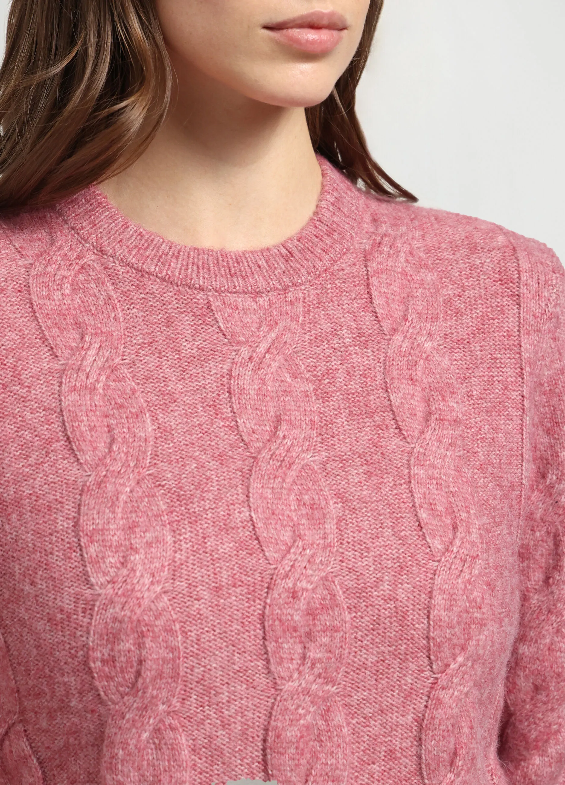 IWIE  Girocollo tricot misto lana donna