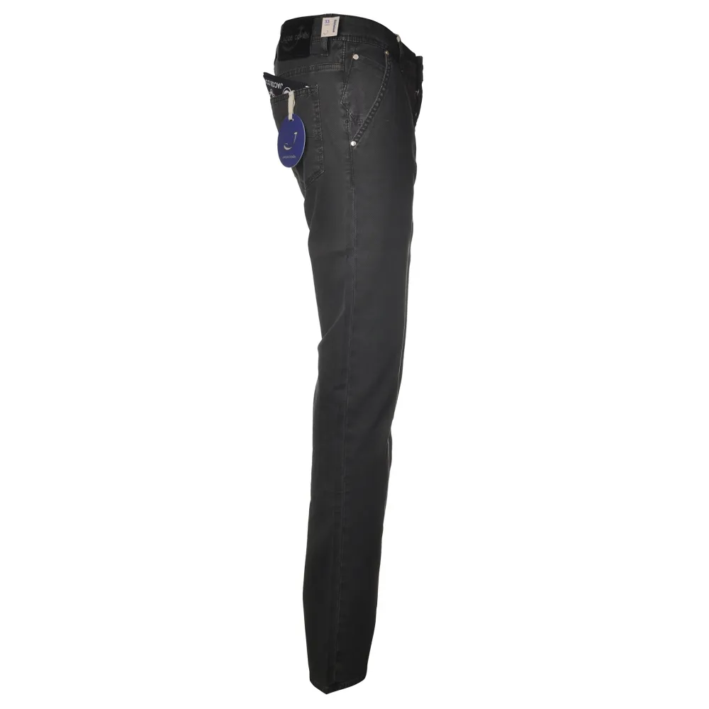 Jacob Cohën - Pantalone Chinos Slim Fit - Antracite - Pantaloni - Made in Italy - Luxury Exclusive Collection