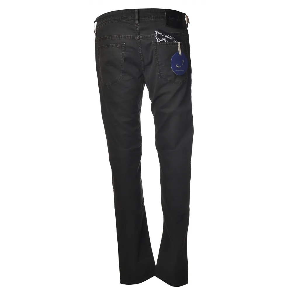 Jacob Cohën - Pantalone Chinos Slim Fit - Antracite - Pantaloni - Made in Italy - Luxury Exclusive Collection