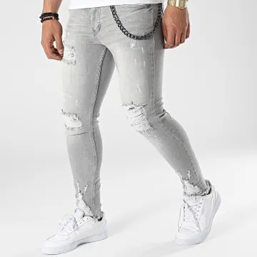 Jeans skinny DHZ-3815-1 Grigio