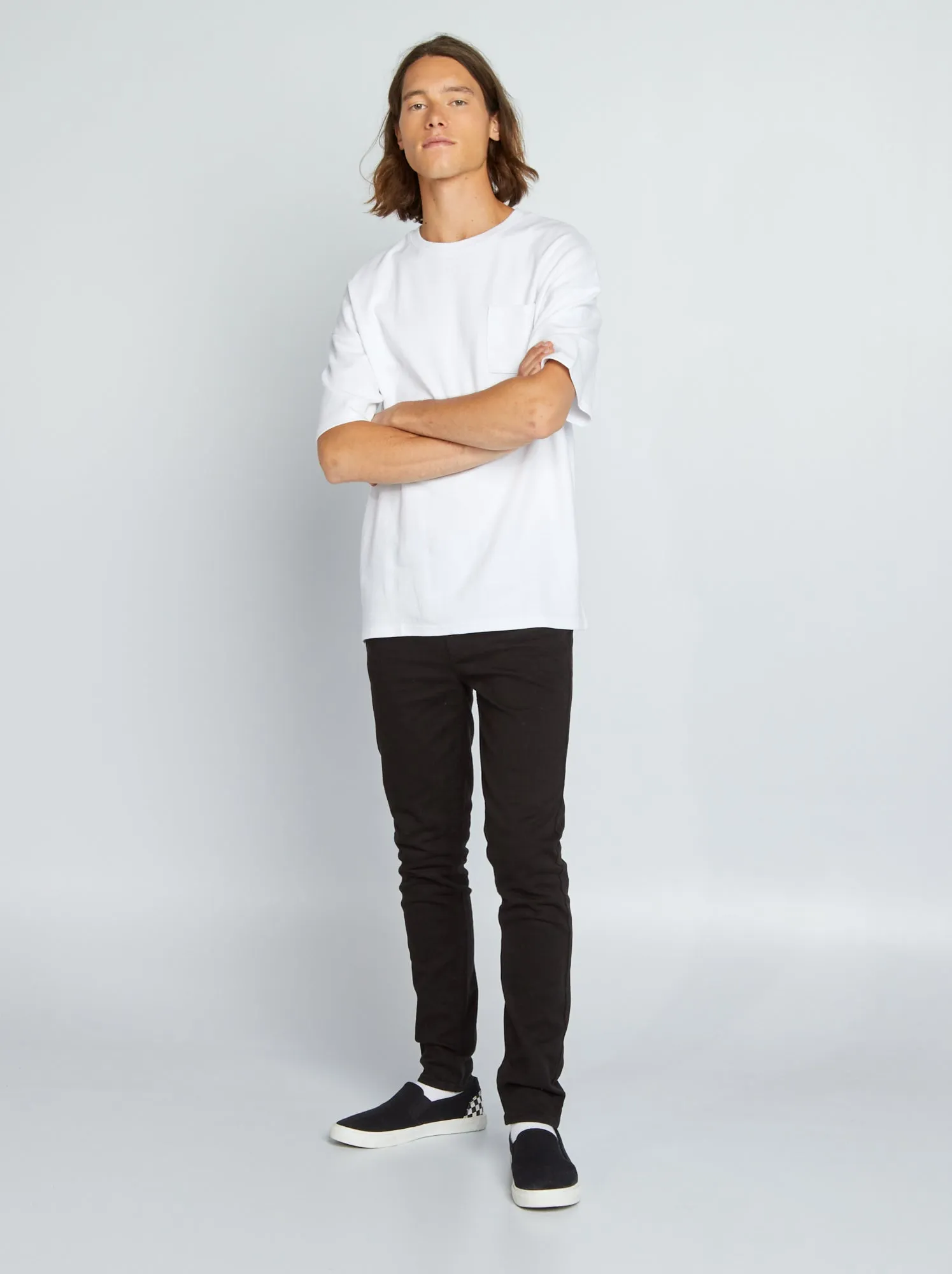 Jeans skinny eco-sostenibili - Nero