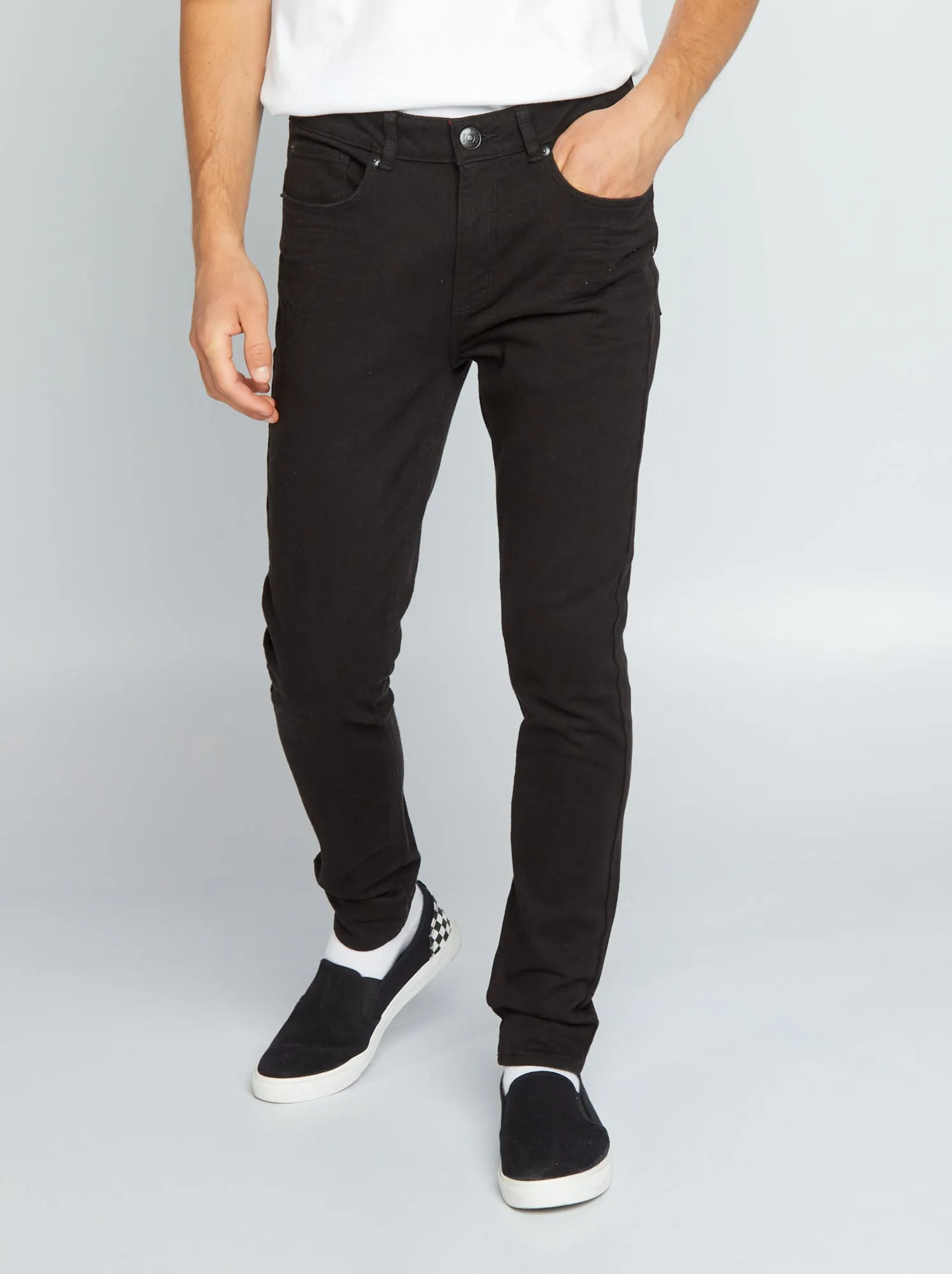Jeans skinny eco-sostenibili - Nero