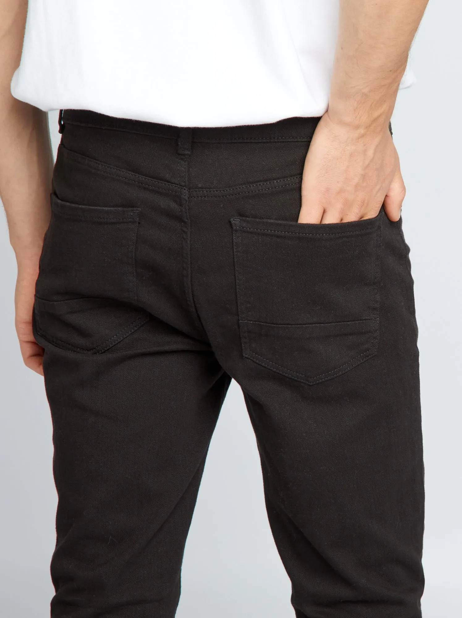 Jeans skinny eco-sostenibili - Nero