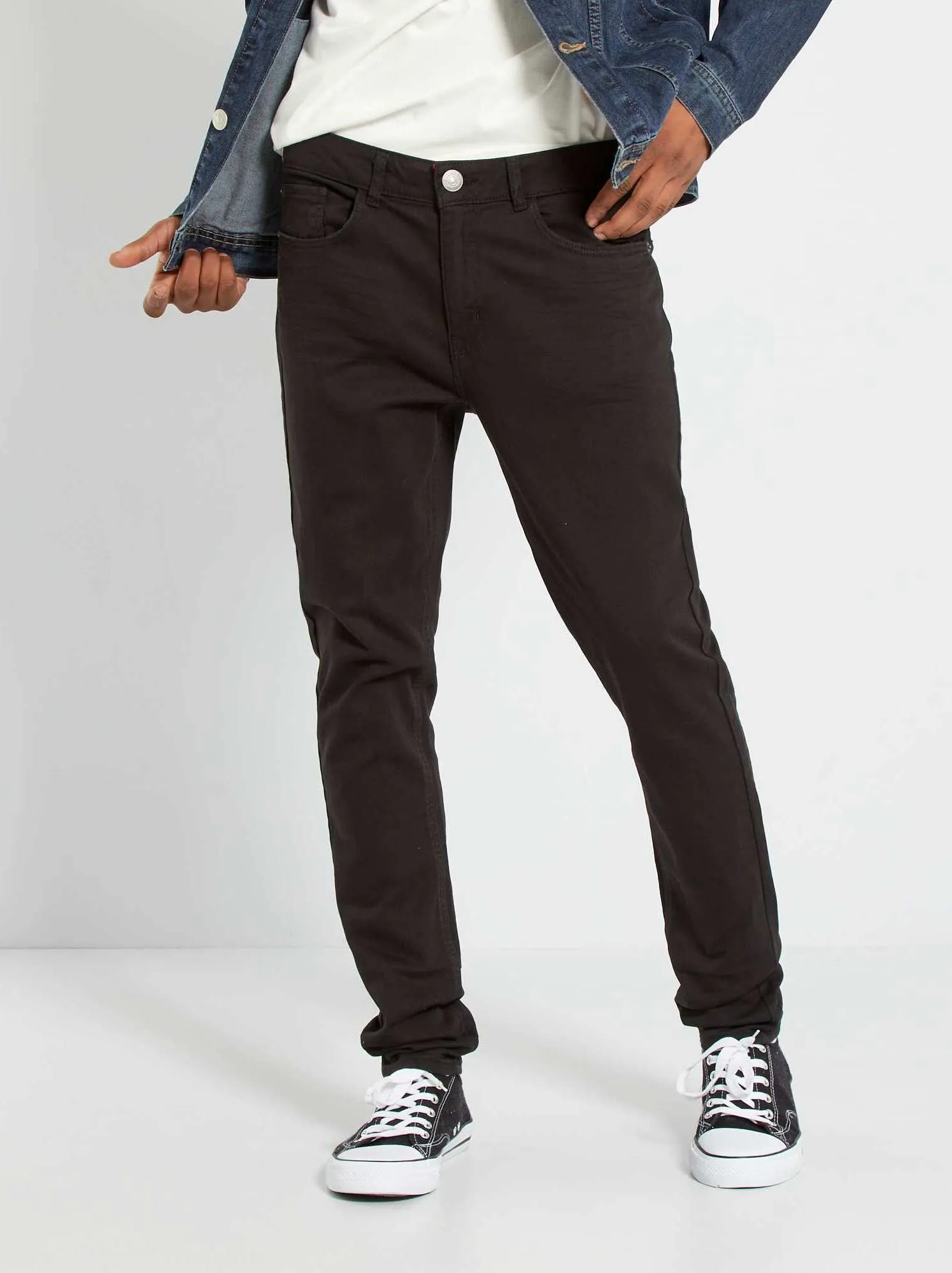 Jeans skinny eco-sostenibili - Nero