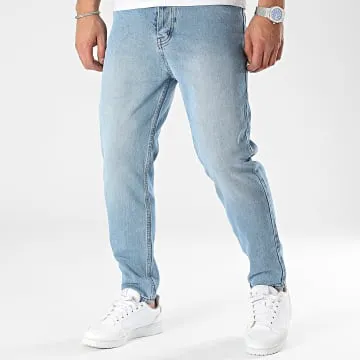 Jeans slim in denim blu