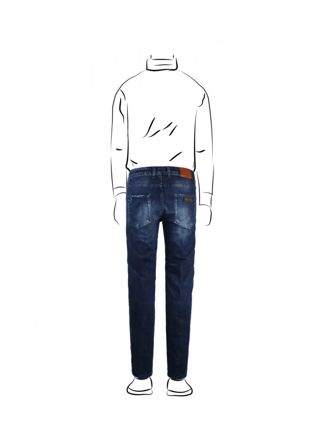 Jeans uomo slim fit Moro