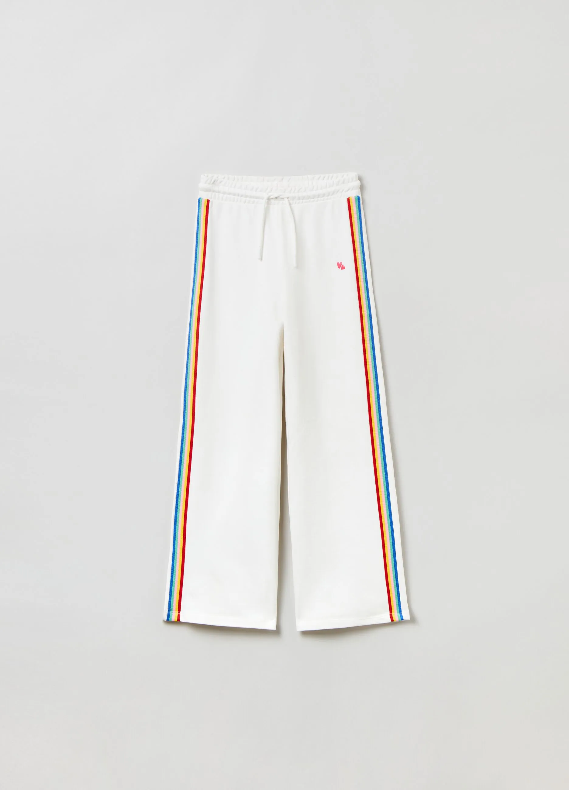 Joggers con bande arcobaleno Love Therapy