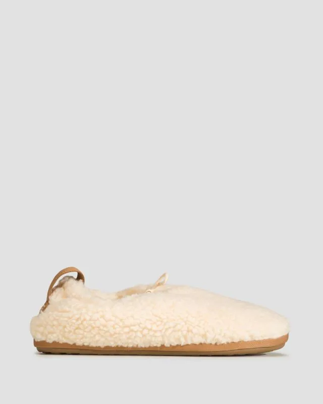 Kapcie damskie UGG Plushy Slipper beżowe 1143952-nctn