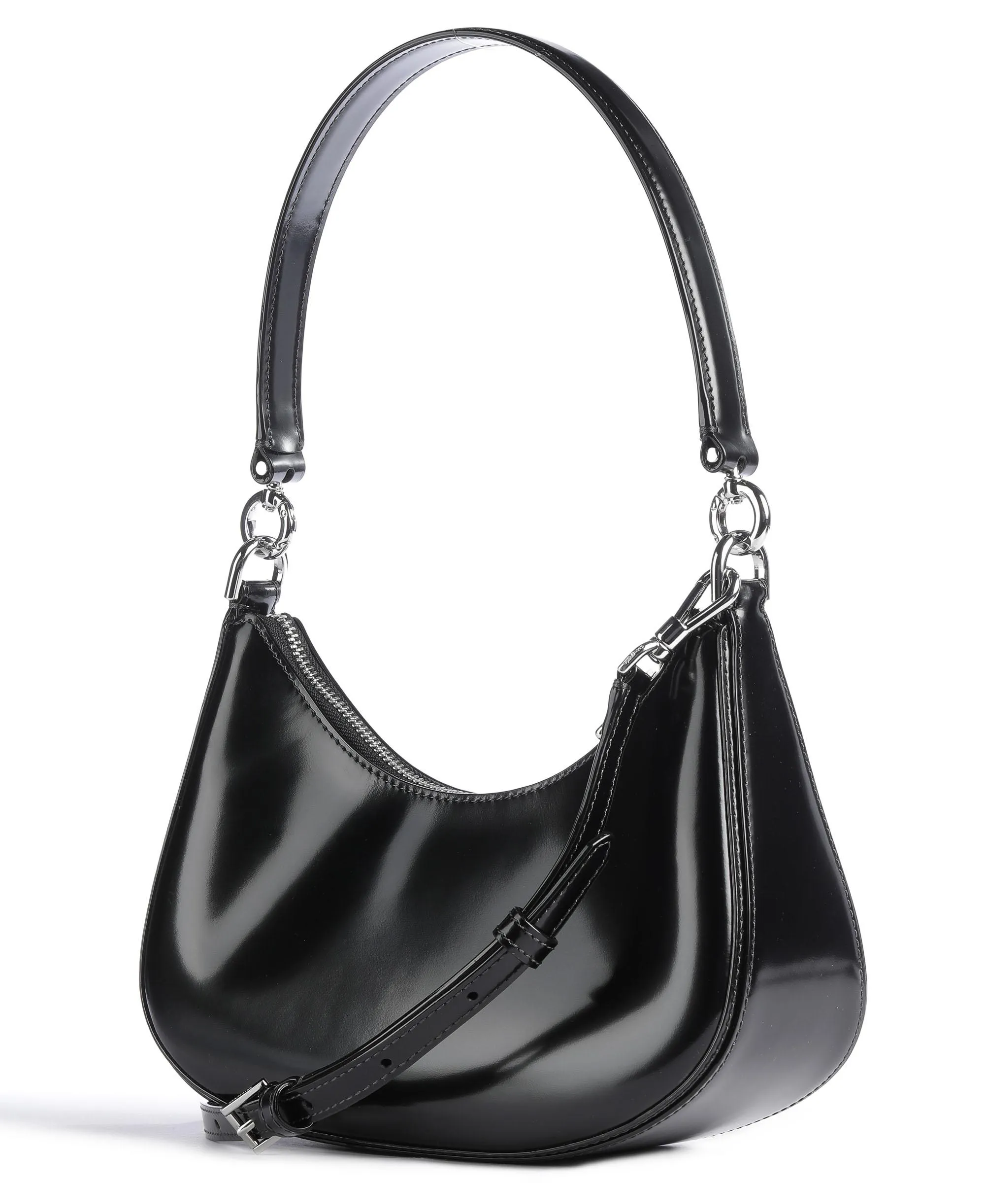  Kate Spade New York Sam Icon Borsa a spalla pelle liscia nero  