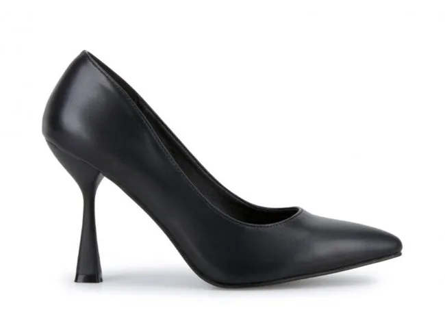KEYS SCARPE CON TACCO DONNA INVERNO K7240 7009  DECOLTE BLACK