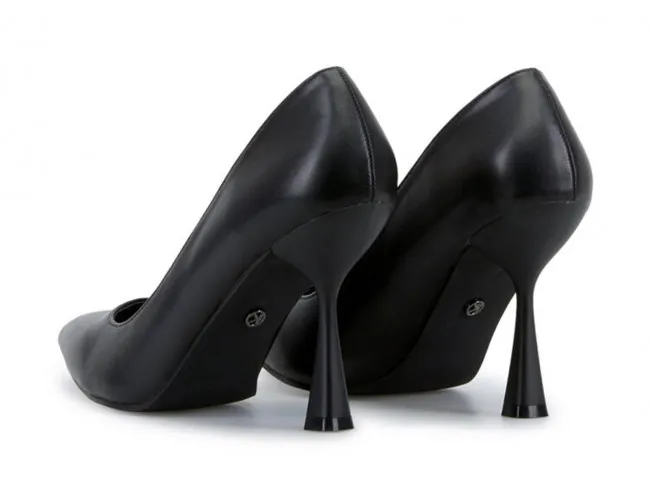 KEYS SCARPE CON TACCO DONNA INVERNO K7240 7009  DECOLTE BLACK