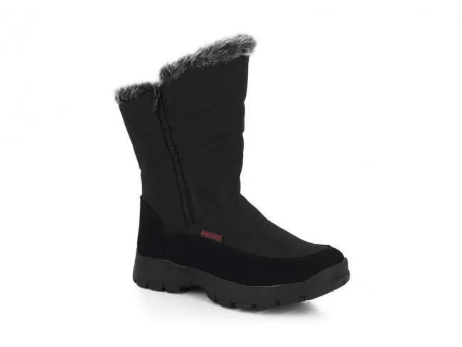 KIMBERFEEL DOPOSCI DONNA INVERNO BETSY  STIVALI DA NEVE NERO