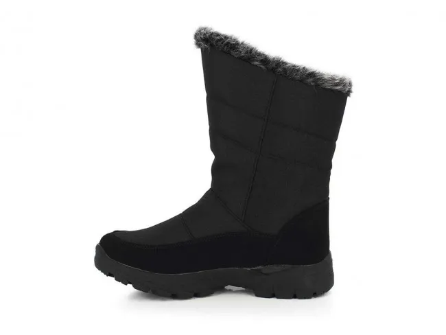 KIMBERFEEL DOPOSCI DONNA INVERNO BETSY  STIVALI DA NEVE NERO