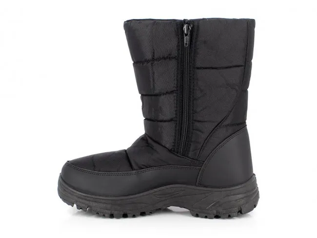 KIMBERFEEL DOPOSCI UOMO INVERNO BOBBY  STIVALI DA NEVE NERO
