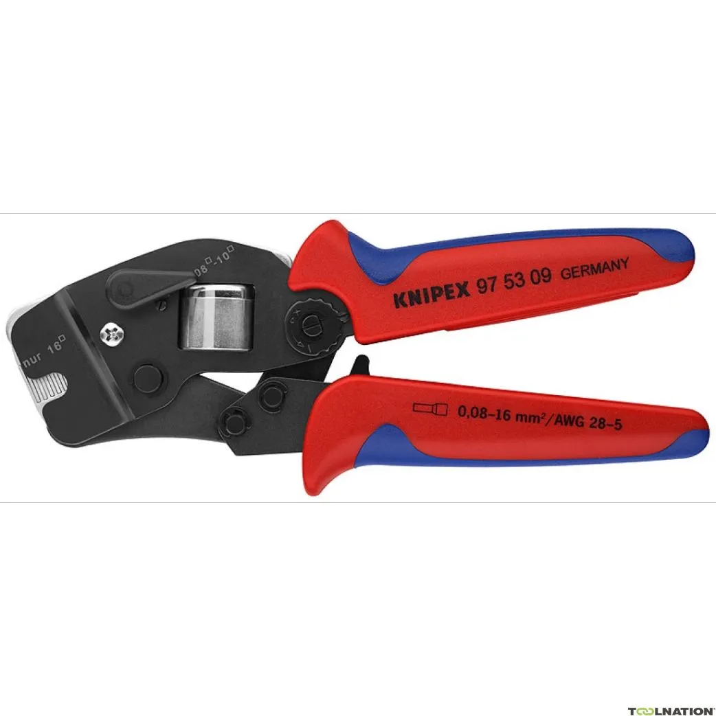 Knipex 97 53 09 SB Pinza a crimpare autoregolante per manicotti terminali
