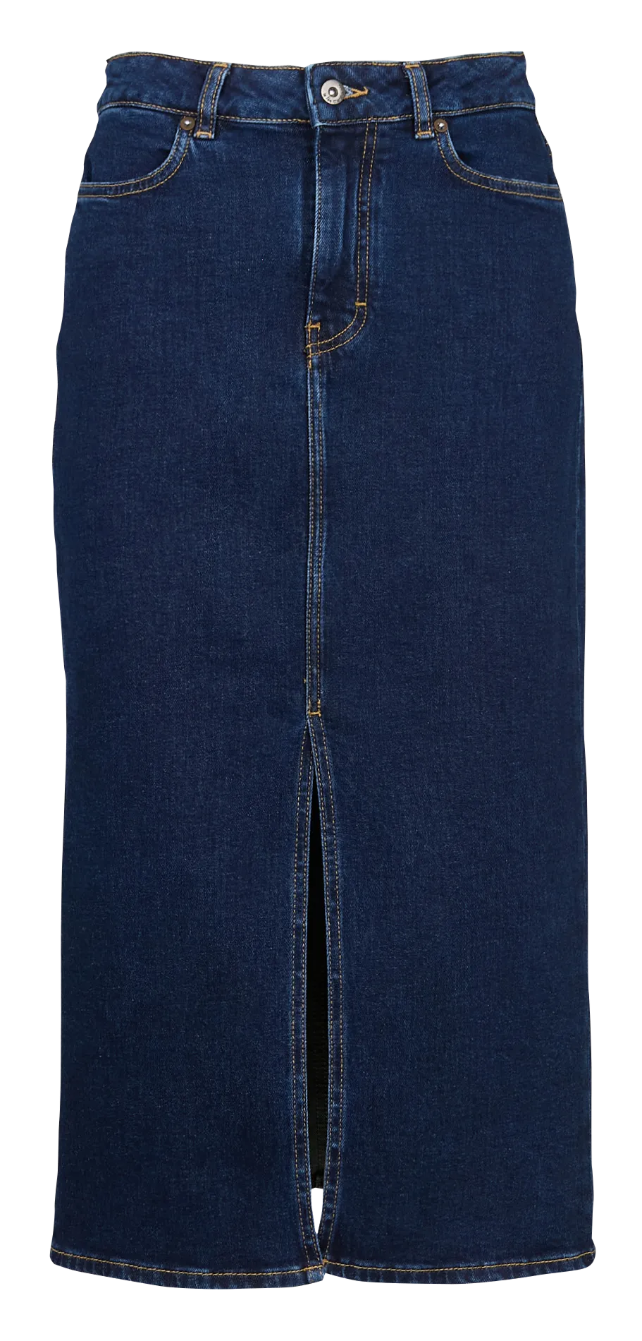  LA FEE MARABOUTEE   Gonna longuette in denim | Blu