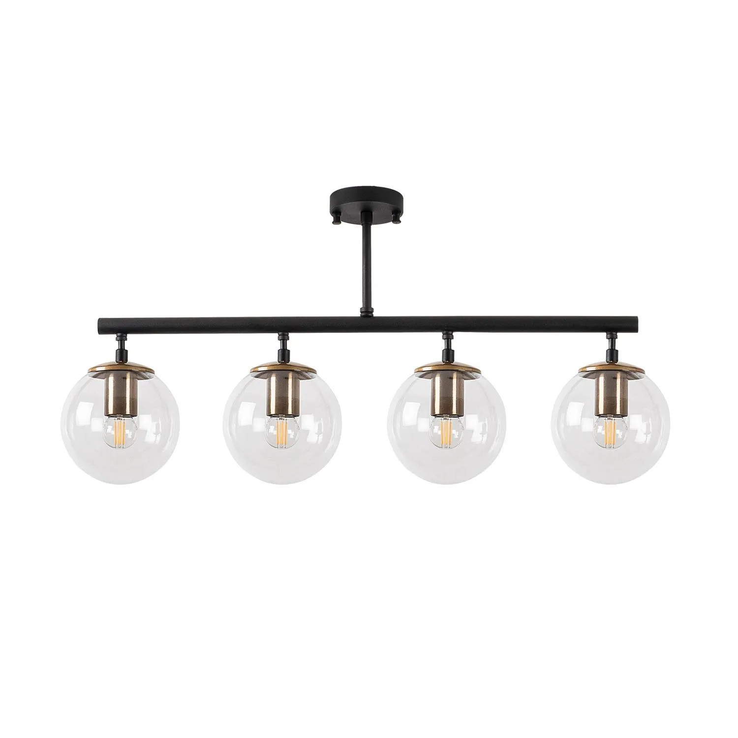 Lampadario 4 luci 70x15x35 cm - Fazli 