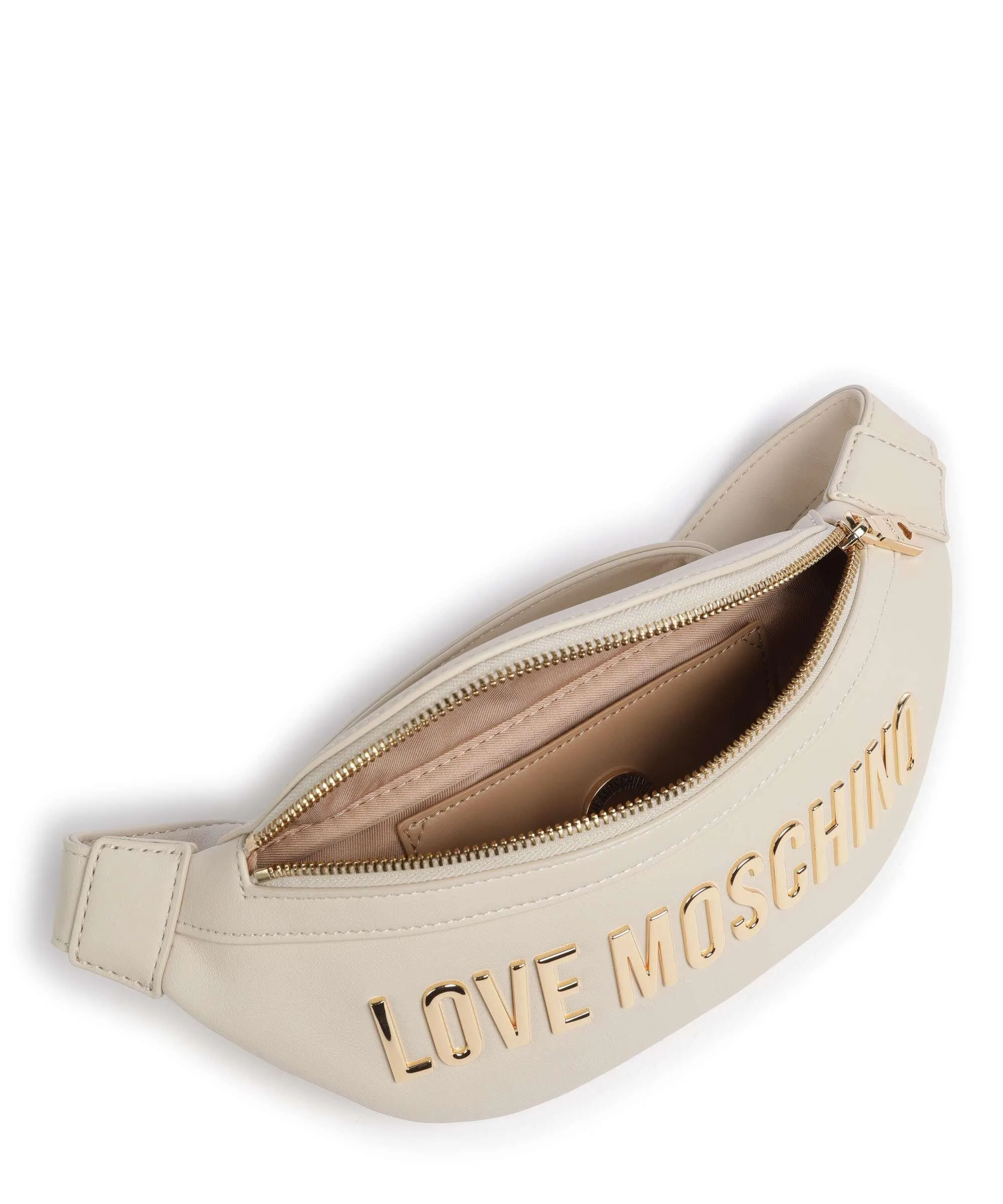  Love Moschino Bold Love Marsupio pelle sintetica beige  