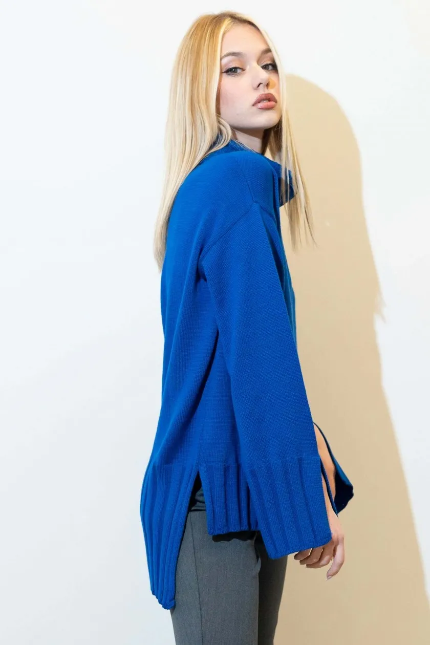 MAGLIA 1569 PURA LANA VERGINE BLUETTE