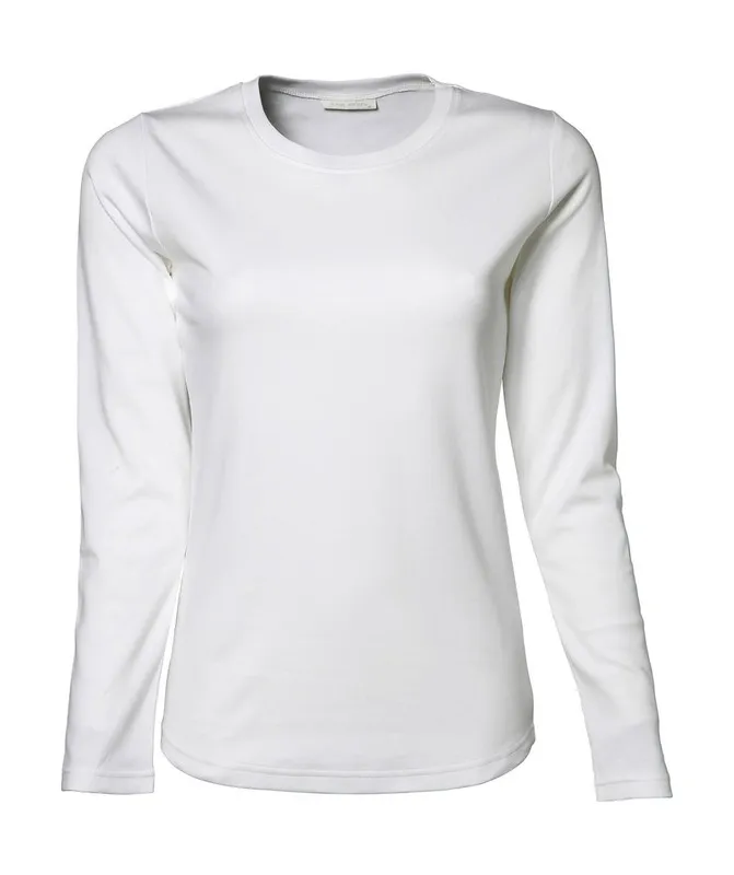 Maglia a manica lunga da donna Interlock