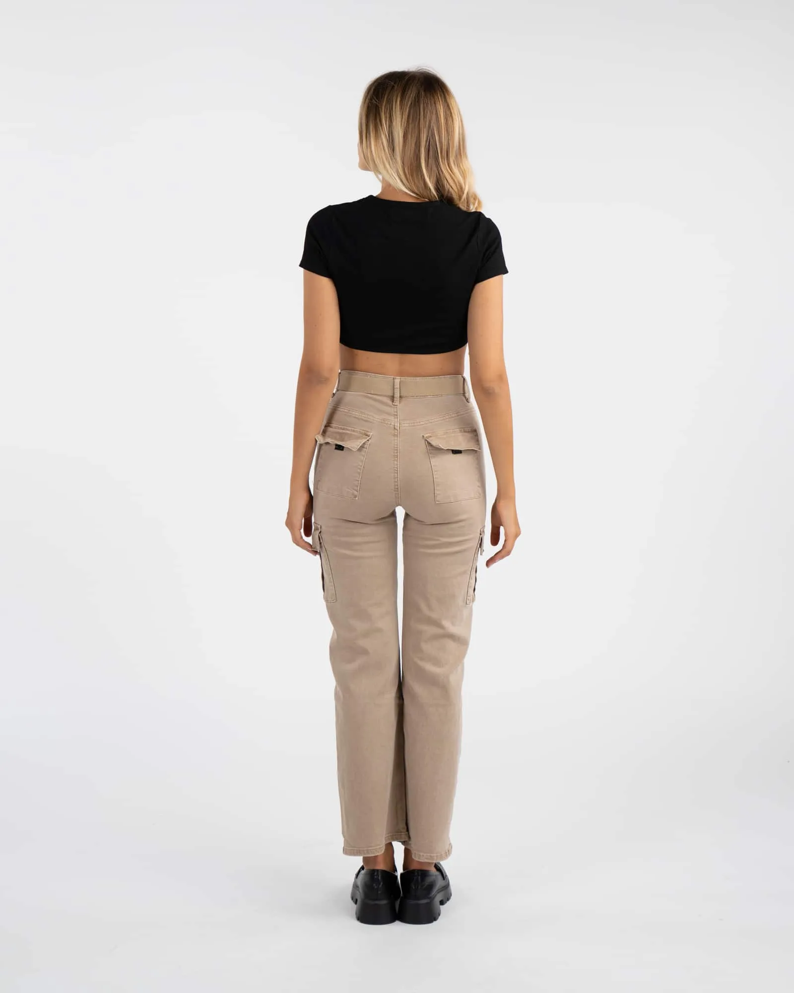 Maglia crop - NERO