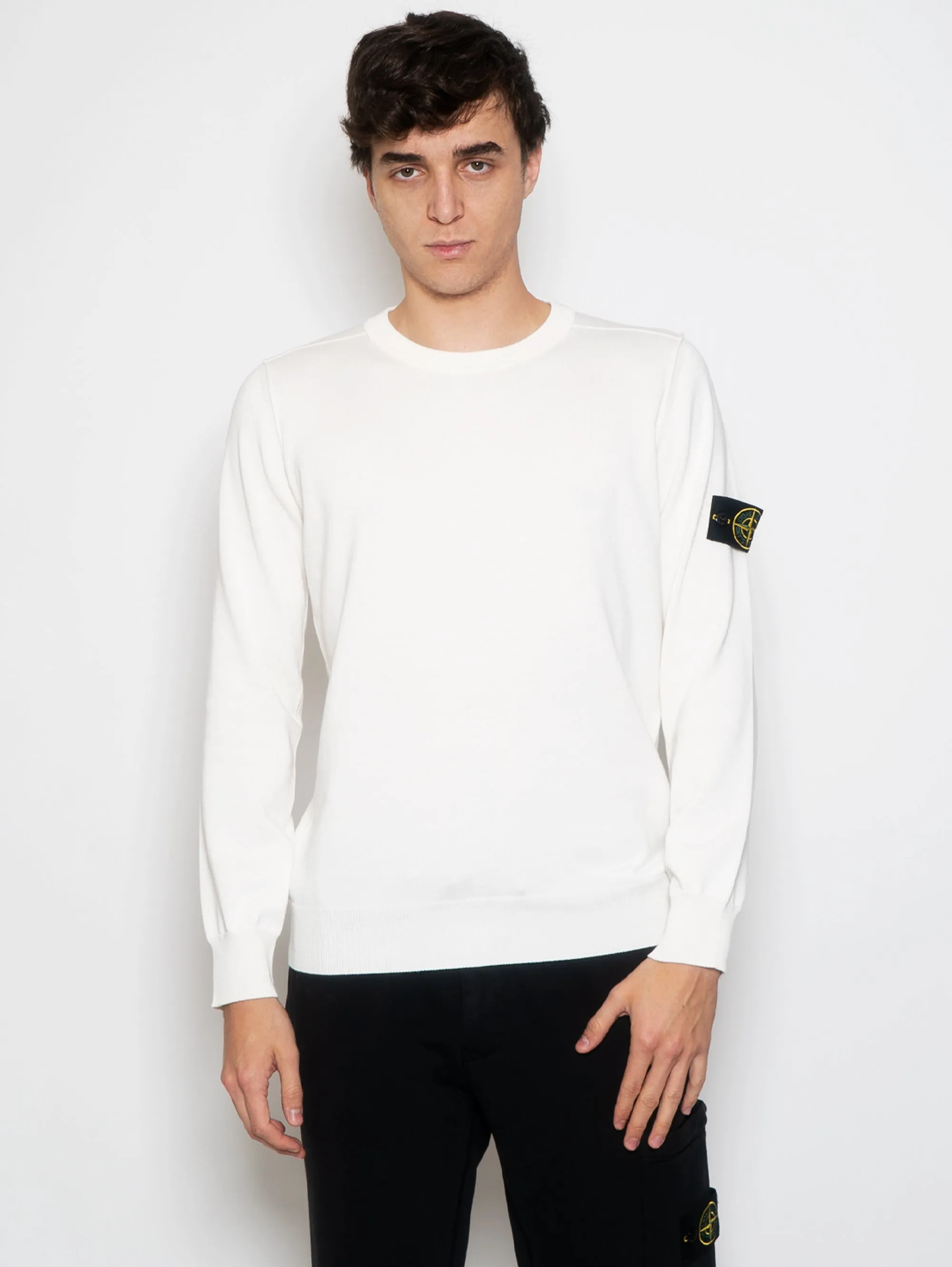 Maglia in Cotone Bianco