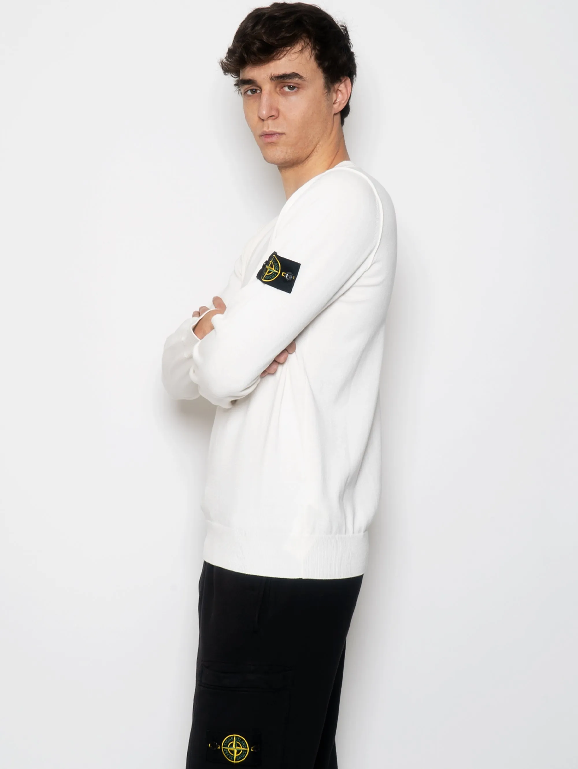 Maglia in Cotone Bianco