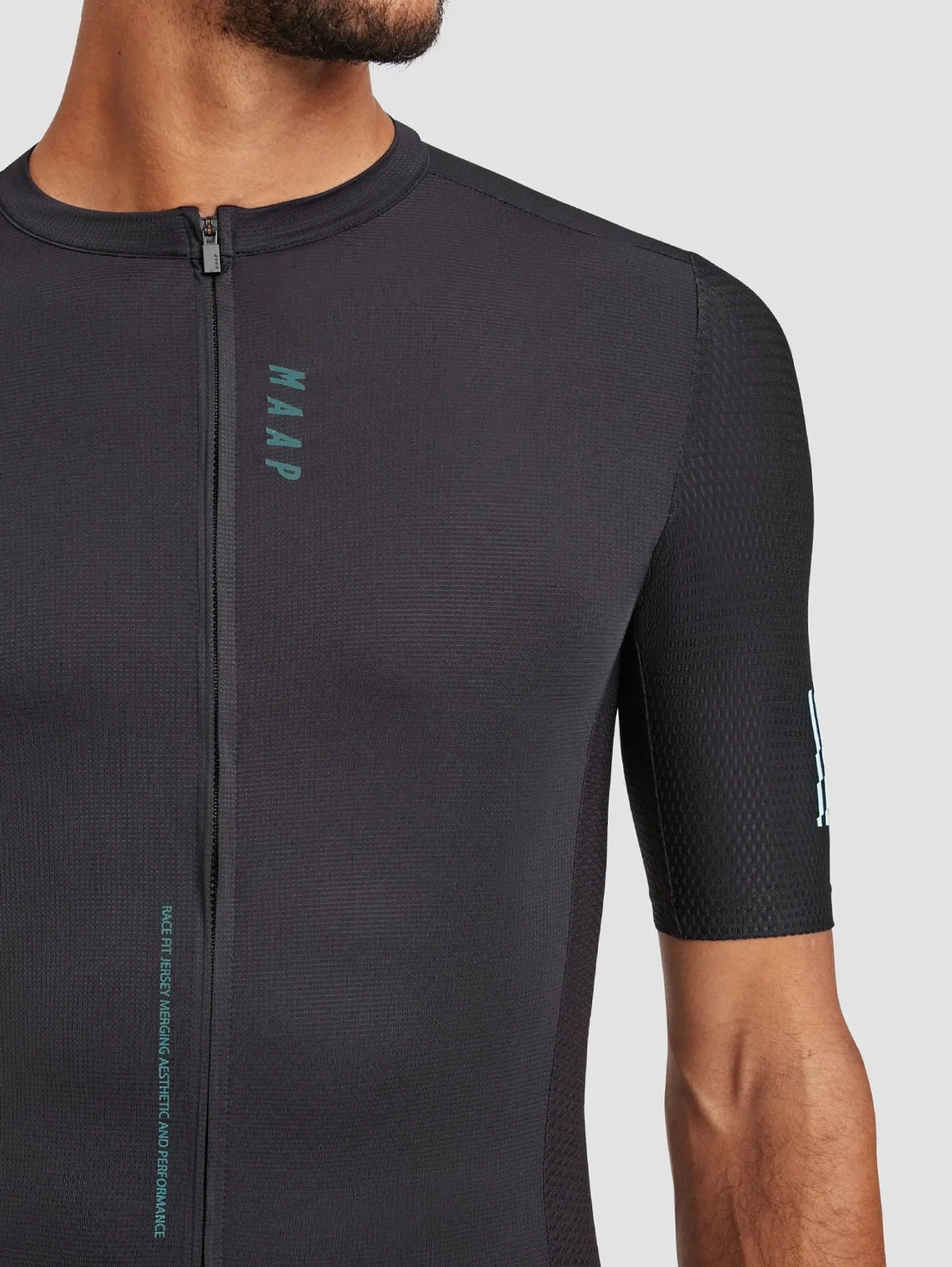 Maglia Jersey da Ciclismo Volt Race Nero