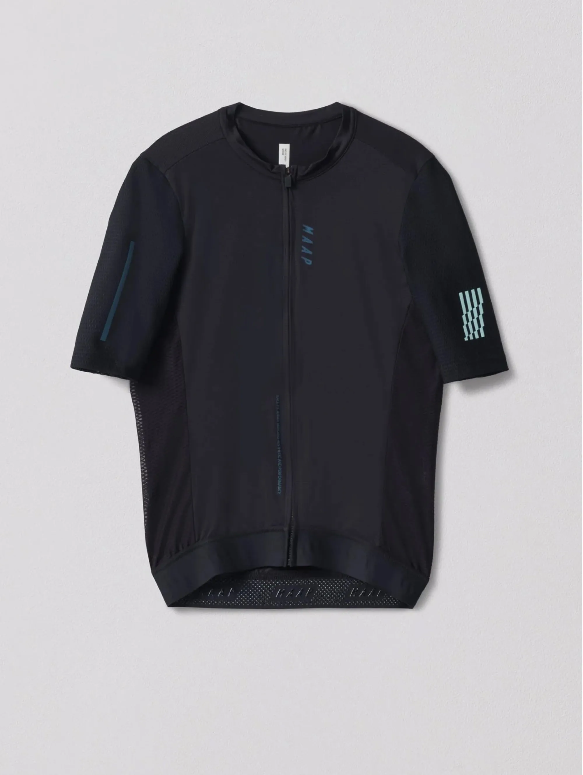 Maglia Jersey da Ciclismo Volt Race Nero
