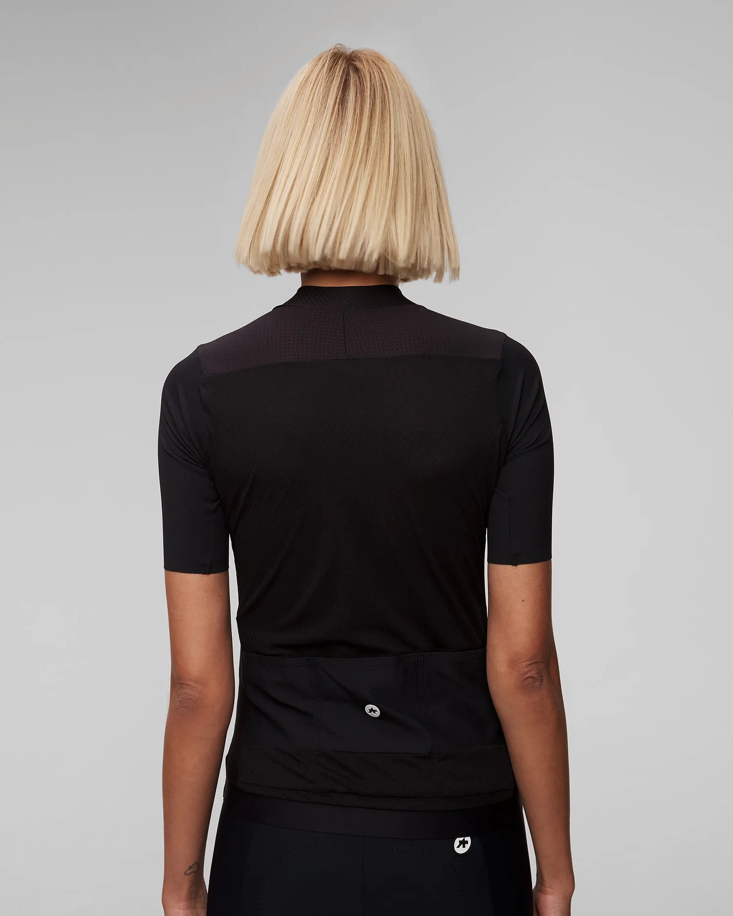 Maglietta nera da ciclismo da donna Assos Uma GT Jersey S11 1220379-18