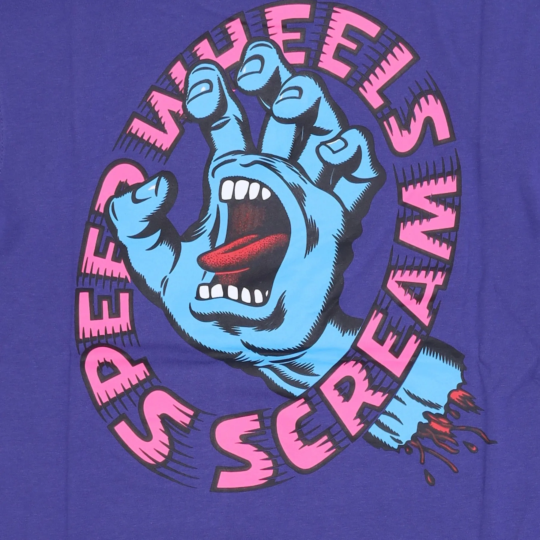 Maglietta Ragazzo Speed Wheels Scream Tee Navy Blue