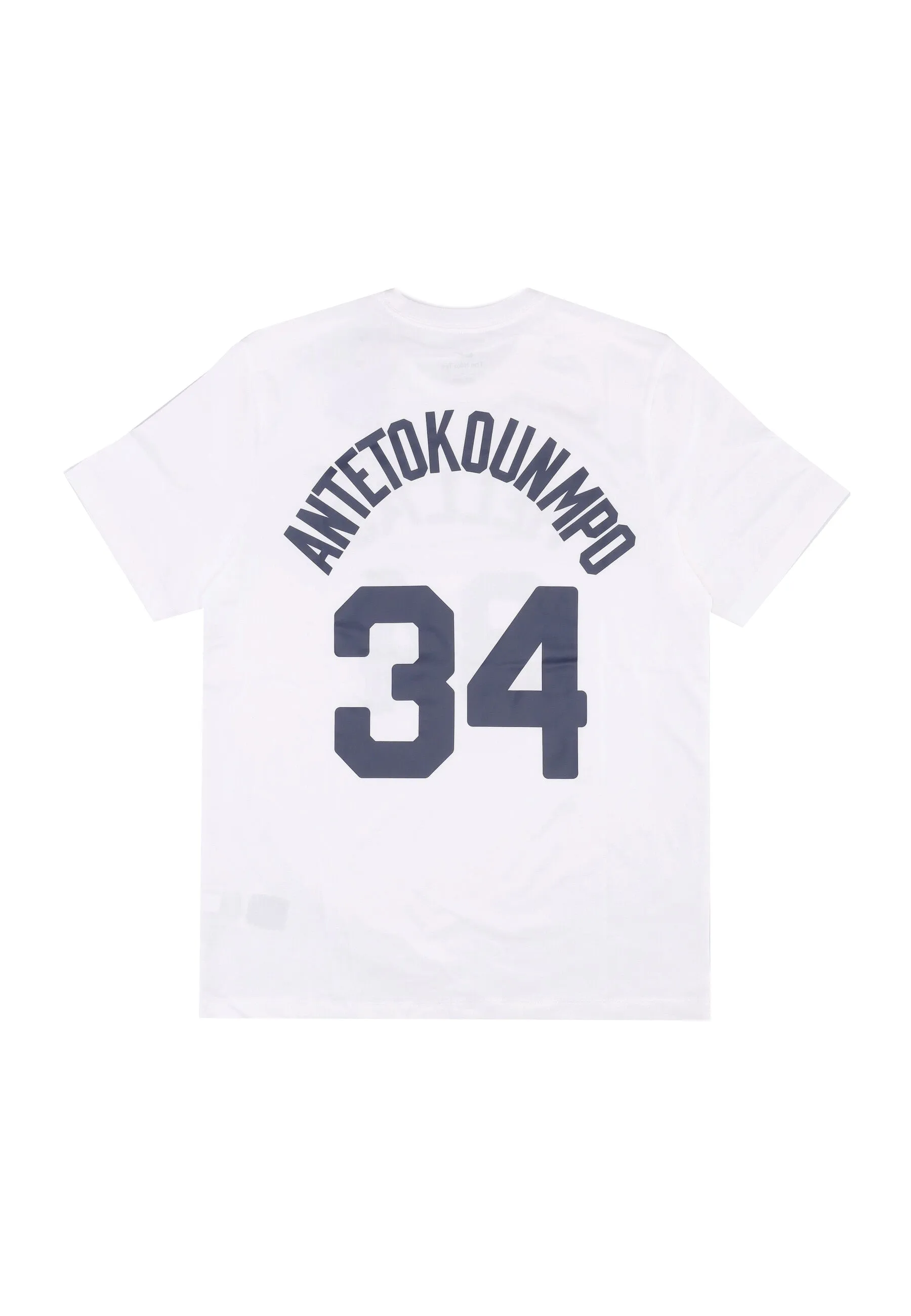 Maglietta Uomo Basketball Tee No 34 Giannis Antetokounmpo Team Greece White