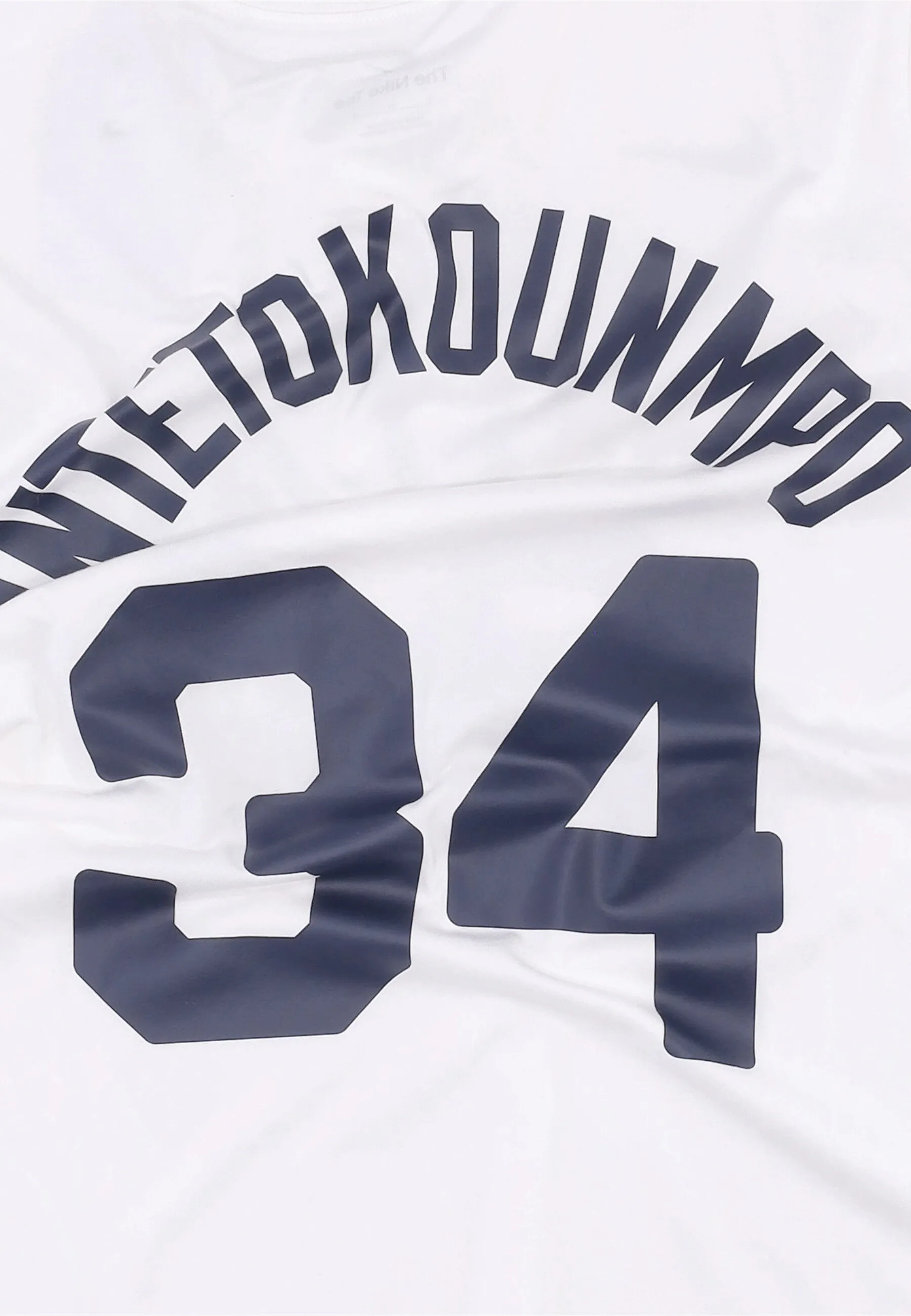 Maglietta Uomo Basketball Tee No 34 Giannis Antetokounmpo Team Greece White