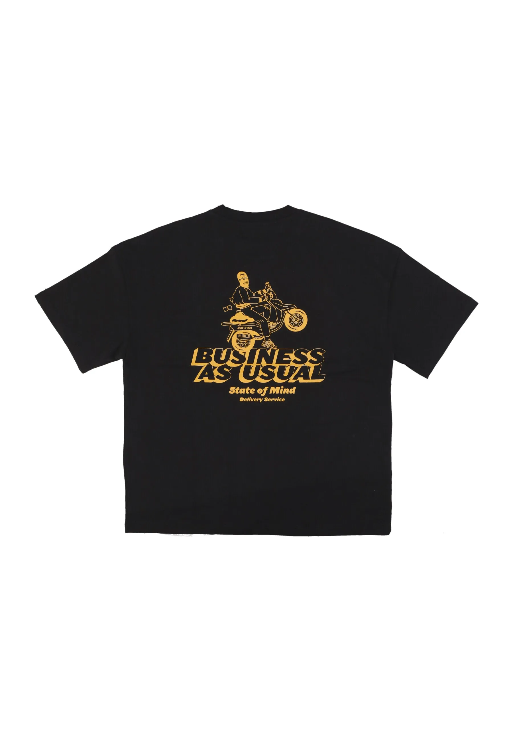 Maglietta Uomo Business As Usual Black