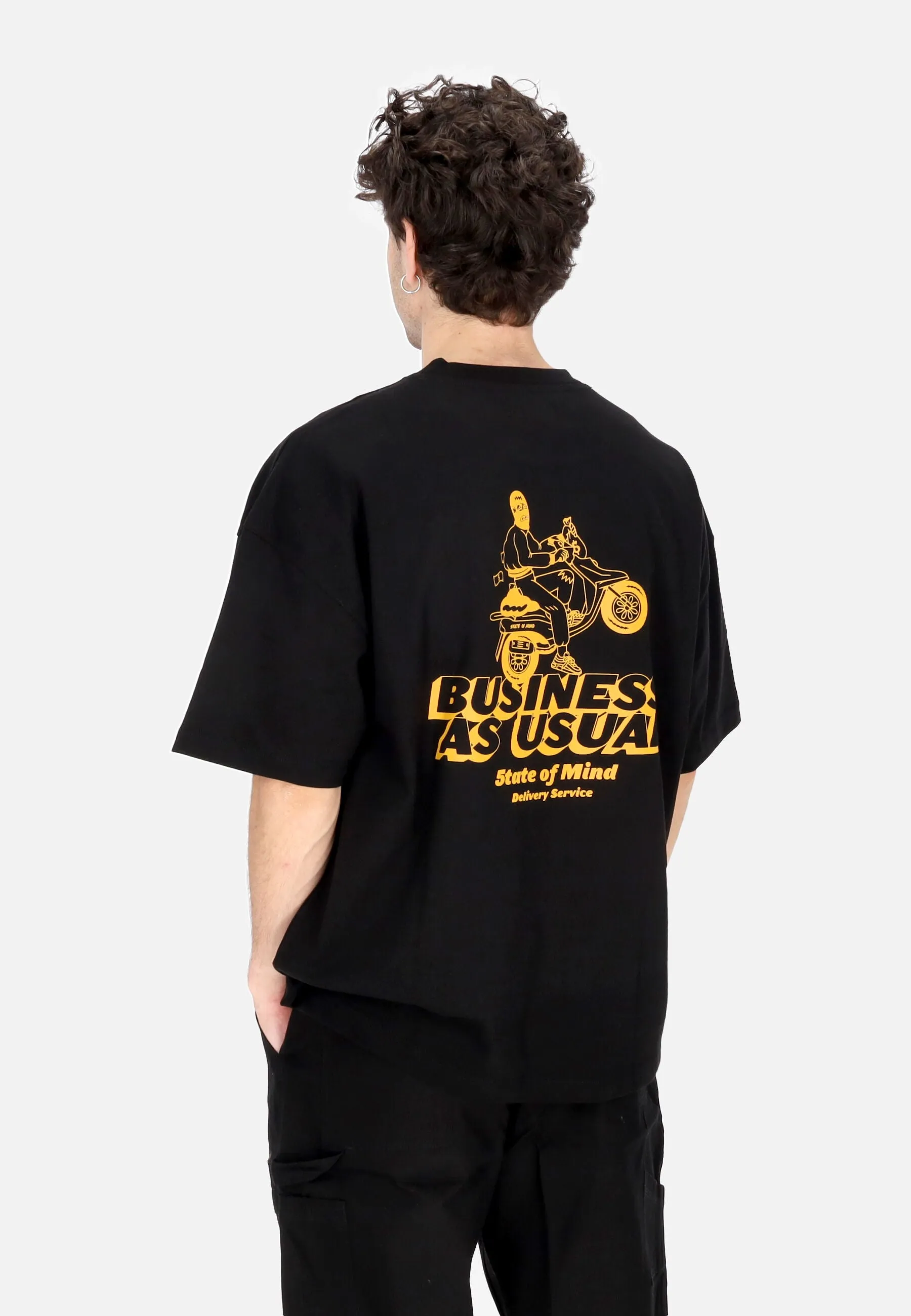 Maglietta Uomo Business As Usual Black