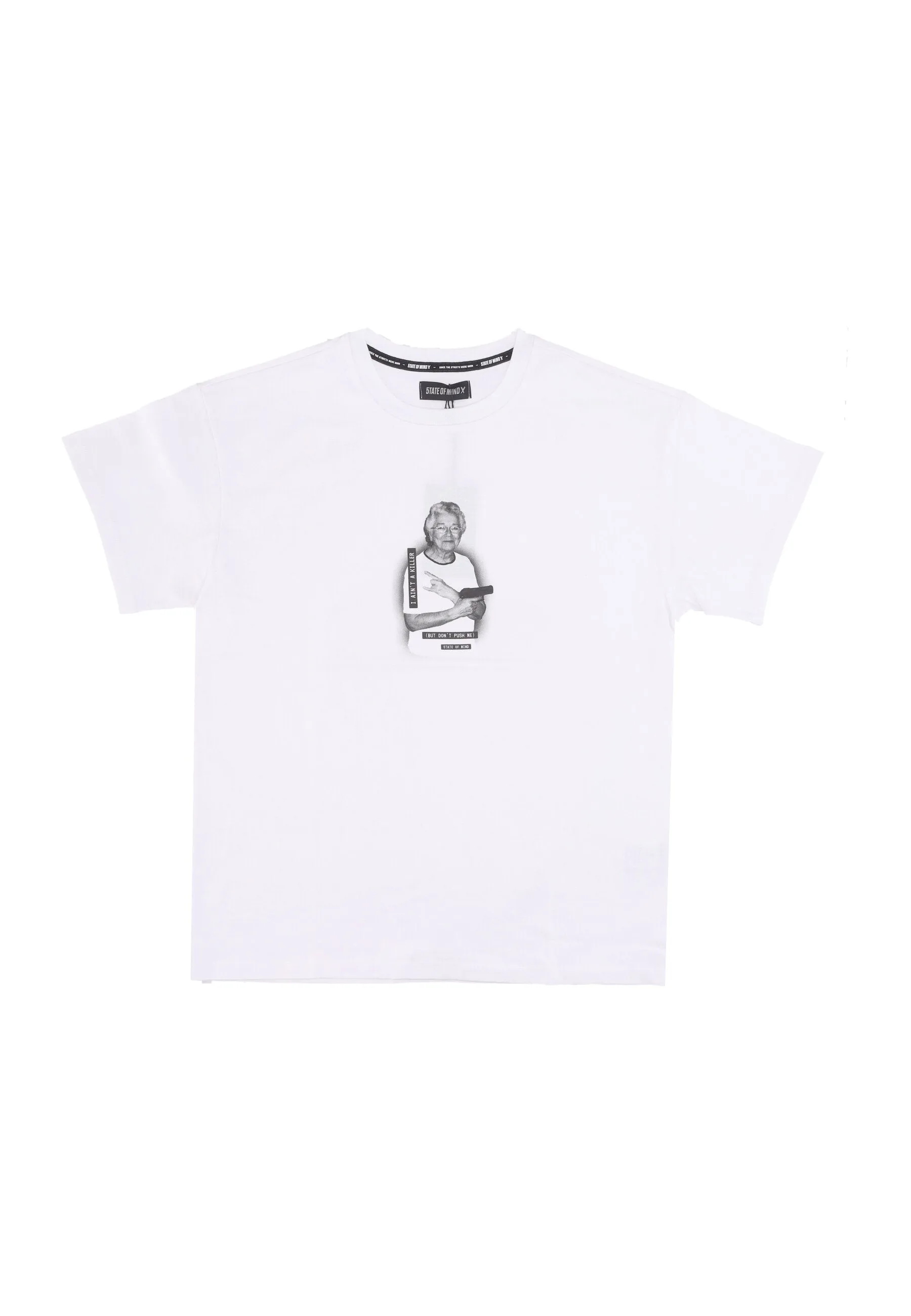 Maglietta Uomo Granny Gun Tee White