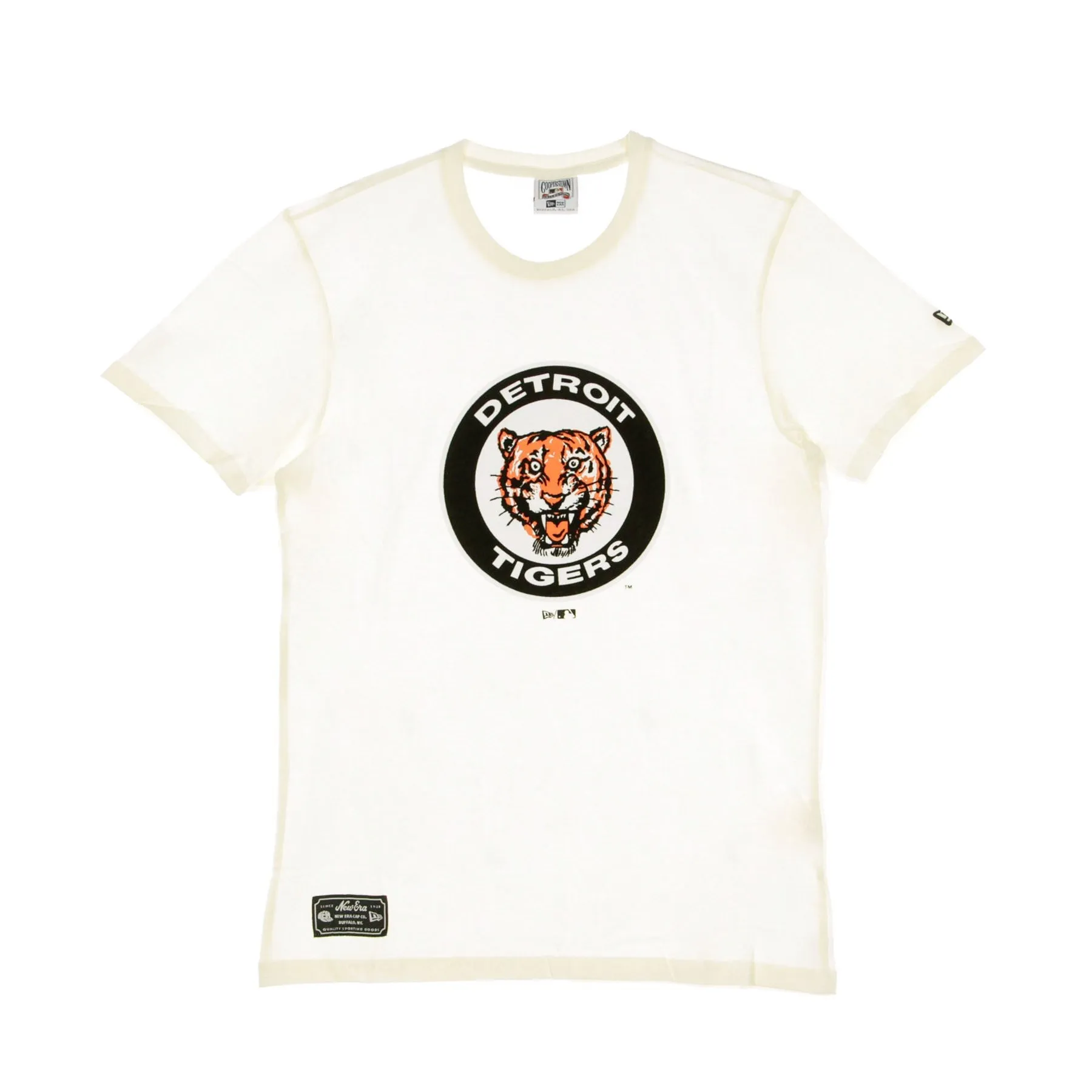 Maglietta Uomo Mlb Cooperstown Tee Dettig Off White/original Team Colors