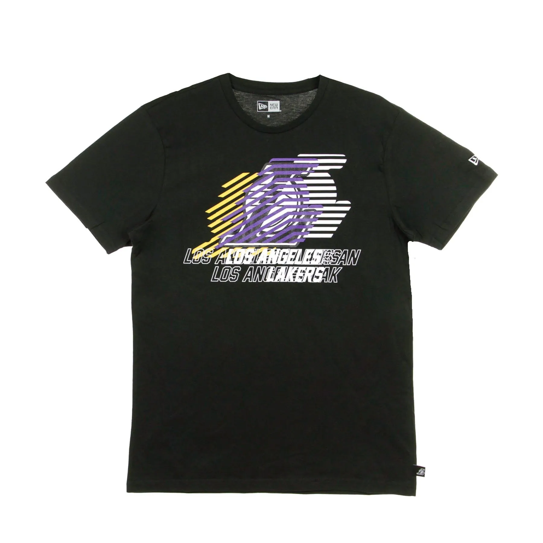 Maglietta Uomo Nba Logo Repeat Tee Loslak Black/original Team Colors
