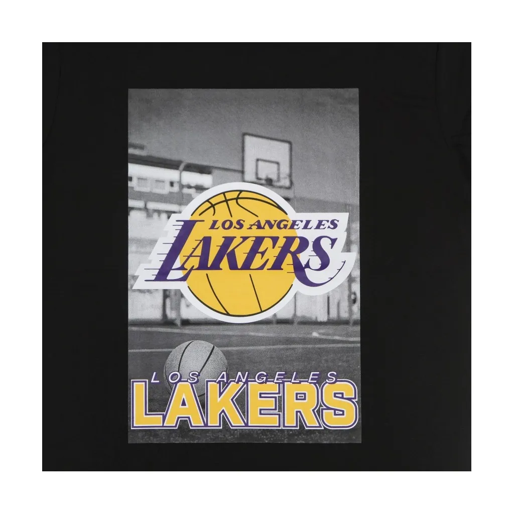 maglietta uomo nba photographic tee loslak BLACK